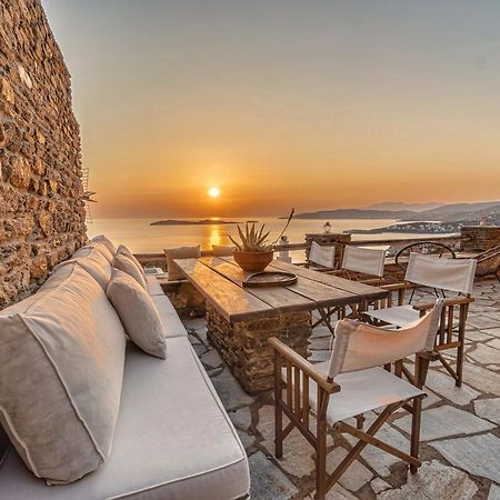 Irida Villa - Sea & Sunset Flats By Explore Andros バトシ エクステリア 写真